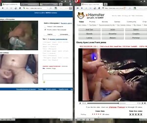 Nenek-nenek matang dengan tetek besar fuck pada webcam.