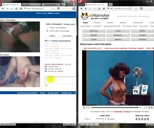 Nenek-nenek matang dengan tetek besar fuck pada webcam.